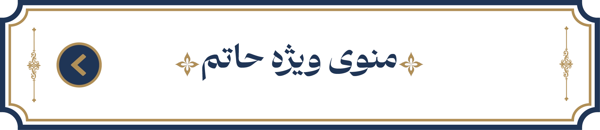 منوی ویژه حاتم