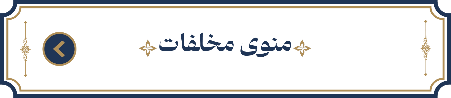 منوی مخلفات